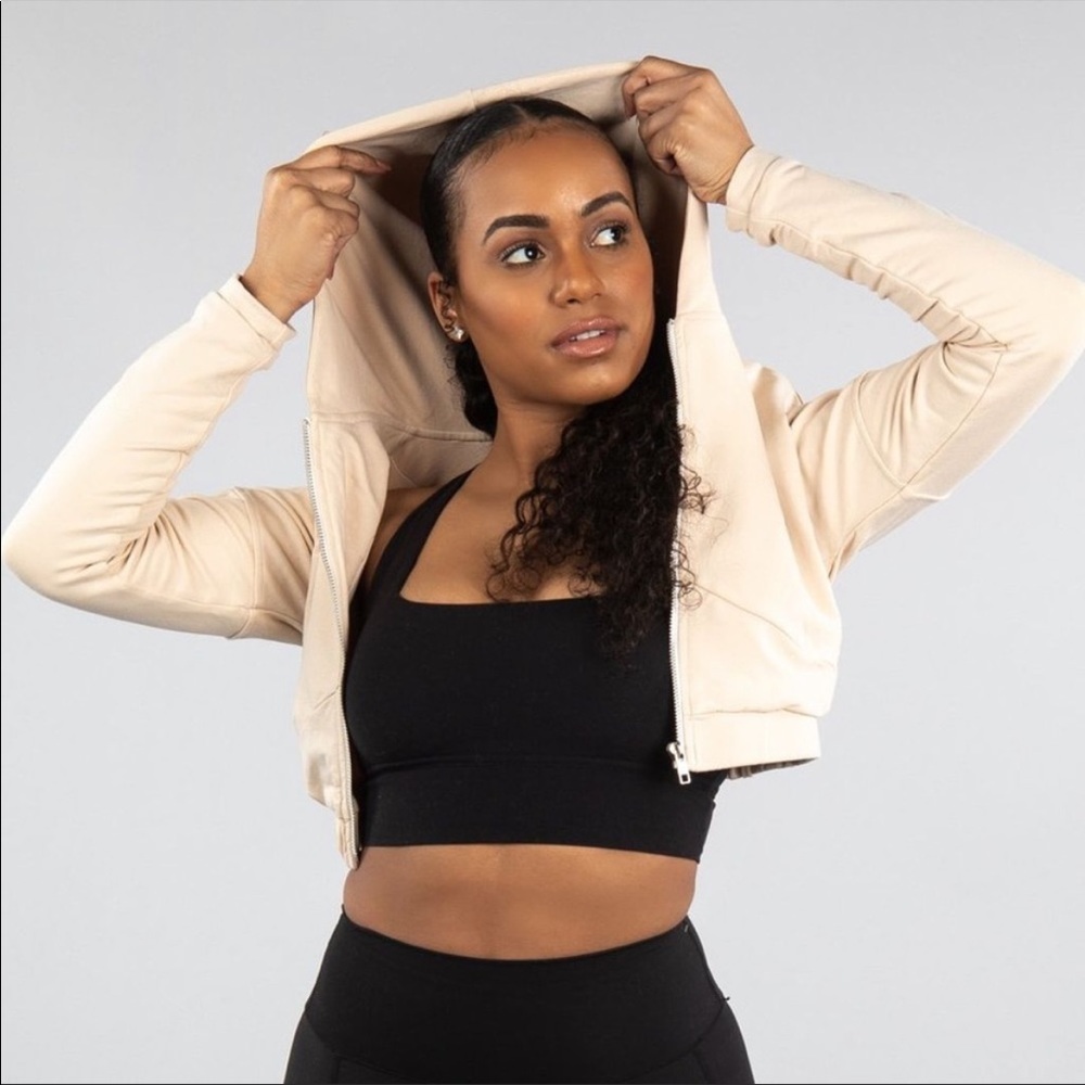 Buffbunny Cropped Zip Hoodie